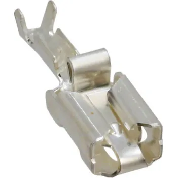 TE Connectivity 160773-3 faston zásuvka odolný proti vibracím Šířka zástrčky: 6.35 mm Tloušťka konektoru: 0.81 mm 180 ° bez izolace stříbrná 1 ks