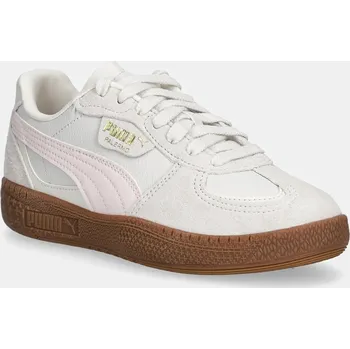 Chlapecké tenisky Dětské kožené tenisky Puma Palermo Moda Jr 398855 béžová 01X, EUR 38