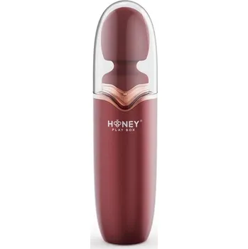 Vibrátor Masážní hlavice HONEY PLAY BOX STORMI Rechargeable Heating and Vibrating červená - s kupónem KUP15 cena 1844 Kč + extra diskrétní expedice