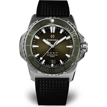 Hodinky Formex Reef 39,5 Automatic Chronometer Green Dial + 5 let záruka a dárek ZDARMA