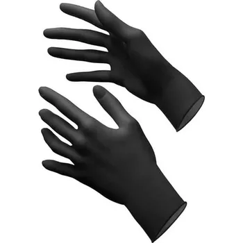 Vyšetřovací rukavice Akzenta Style Nitrile Black S vyšetřovací rukavice 100 ks