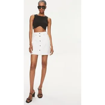 Dámská sukně MICHAEL Michael Kors Džínová sukně MS470CO80V Bílá Slim Fit 8