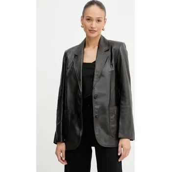 Dámské sako Kožené sako Pinko REIMAGINE by Patrick Mcdowell 105090.A2JN hnědá 89X, vel. 36