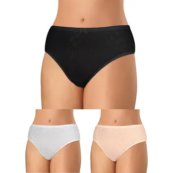 Dámské spodní prádlo Andrie PS 1103B XL 3ks dámské kalhotky