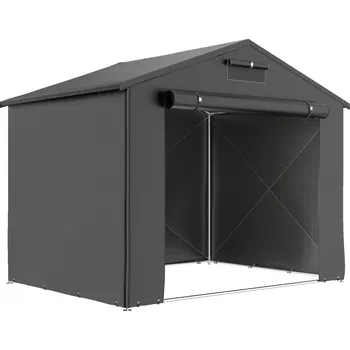 Přístřešek na auto Outsunny Garáž 84H-515V00CG 2,5x1,8 m tmavě šedá