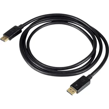 Audio kabel Akyga kabel Konektor DisplayPort 1.8 m černá AK-AV-10 Kabel DisplayPort