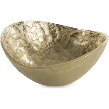 DEKORAČNÍ MISKA PEDRO1 (09) 22X21X10 CM ZLATÁ