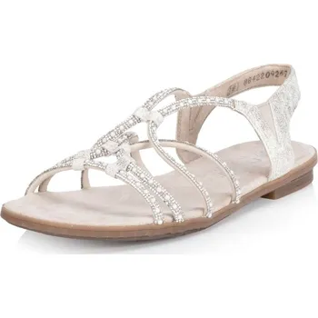 Dámská obuv Dámské sandály RIEKER 64270-60 béžová S6 43