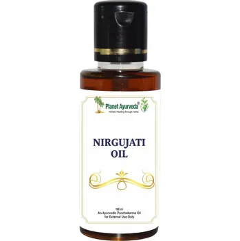 Masážní přípravek Planet Ayurveda Nirgundi Oil - Uvolňující olej na klouby, dnu a otoky - 100 ml