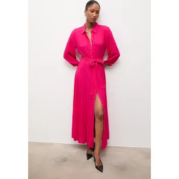 Dámské šaty Šaty Answear.LAB fanny.1FKK růžová 30X, vel. L