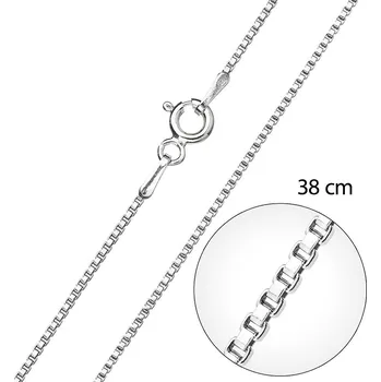 Řetízek Stříbrný řetízek kulatý délka 38 cm 30014