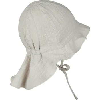 Klobouk Dětský UV klobouk z jemného bavlněného mušelínu UV50+ STERNTALER 1512536 - barva světle šedá Velikost: 53cm