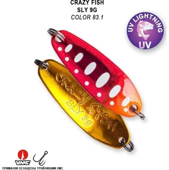 Plandavka Crazy Fish Sly 47mm 9g color 83.1