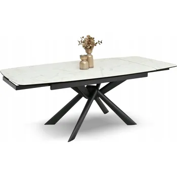 Jídelní stůl Rozkládací stůl Mebel-Partner 180 x 98 x 76 cm bílý, černý, grafit