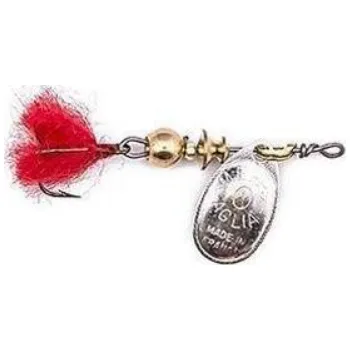 Umělá nástraha Rotační třpytka Mepps Aglia Pompon Vel.0 2,5g Stříbrná