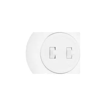 vypínač Dvojitý vypínač Alkri-Light do zdi, bílý