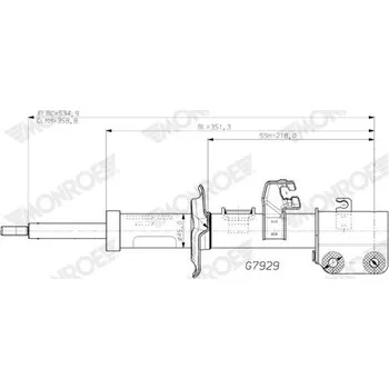 Tlumič pérování MONROE G7929