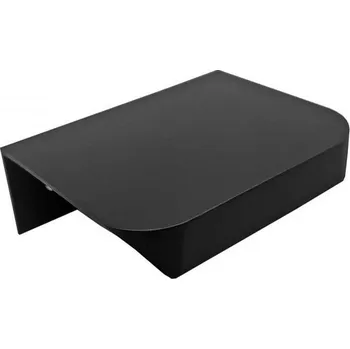 Nábytkové kování Nábytková úchytka hranová LOFT C12 R9 černá anoda, délka 50 mm