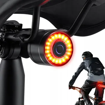 Cyklosvítilna ZADNÍ SVĚTLO NA KOLO LED SMART S ČIDLEM BRZDĚNÍ A SOUMRAKU