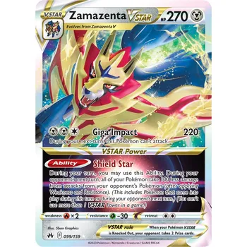 Volný čas Pokémon Zamazenta VSTAR 099/159 - Crown Zenith