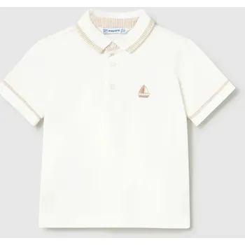 Chlapecké tričko Dětské polo tričko Mayoral 1107.3B.Baby.PPY2 béžová 01X, vel. 104