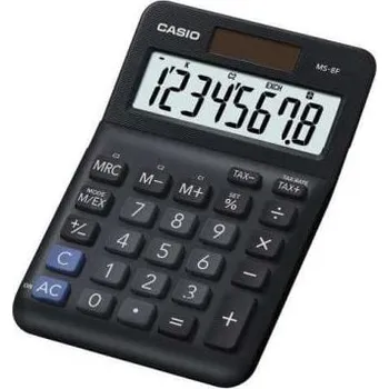 Kancelářská technika Kalkulačka MS-8F-WA-EP Baterie, Externí napájecí zdroj Casio