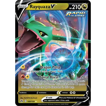Volný čas Pokémon Rayquaza V 100/159 - Crown Zenith