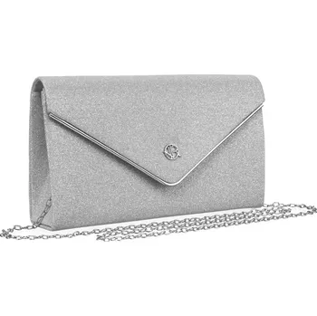 Kabelka Stříbrné dámské psaníčko ROVICKY R-XS014 na řetízku