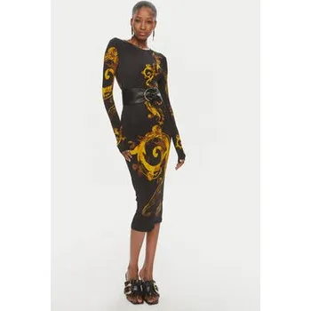 Dámské oblečení Versace Jeans Couture Každodenní šaty 76HAO9P8 Černá Slim Fit 38