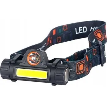 Čelovka LED čelovka 1W COB+1W LED AKU