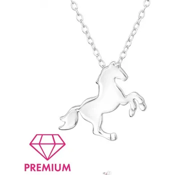 Náhrdelník Prosperk Dětský stříbrný řetízek stříbrný koník S0452