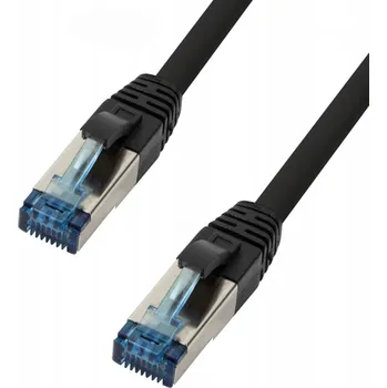 Síťový kabel Patchcord LogiLink CQ6075S Cat.6A S/FTP PUR 5,00 m černý