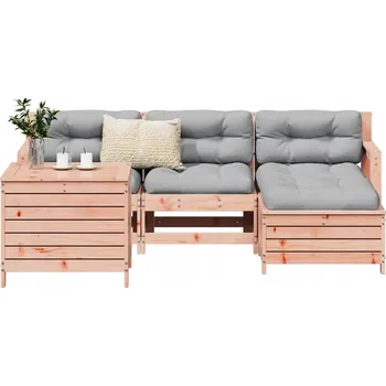 Zahradní lavice VidaXL 5dílná zahradní sedací souprava, masivní douglaska