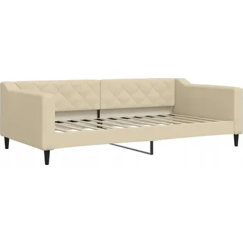 Pohovka Krémová pohovka s funkcí spaní, 223 x 110 x 67 cm