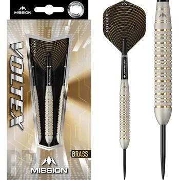 Šipka Mission Voltex Darts Steel Tip Brass Electro M2 Silver 23g