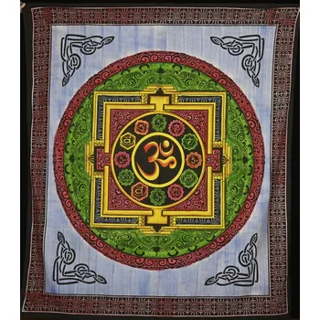 Přehoz na lůžko Mandala velká OM