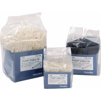 Organizace kabelů ABB TYB25M TYB25M stahovací pásky 186 mm 4.80 mm přírodní s kovovým jazýčkem 1000 ks