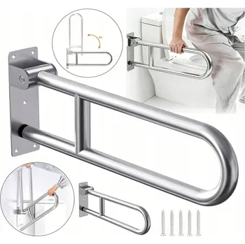 MADLO DRŽÁK DO KOUPELNY WC SKLOPNÉ SKLÁDACÍ PRO INVALIDY A SENIORY
