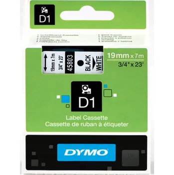 Lepicí páska Kancelářské PÁSKY Firemní PÁSKA PRO TISK. D1 19mm/7m ČERNÁ/BÍLÁ S0720830