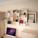 Police laminovaná deska Mirjan 161 x 18 cm dub sonoma