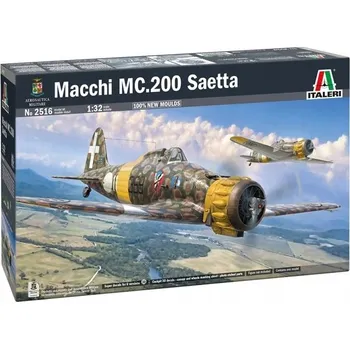 Plastikový model Italeri 2516 Italská stíhačka Macchi MC.200 Saetta model ke slepení 1/32