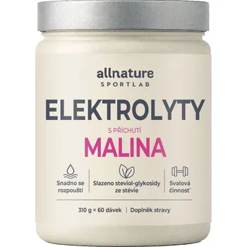 Nápoj pro sportovce Allnature Sportlab Elektrolyty malina 310 g