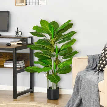 umělá květina Umělá dekorativní rostlina s 33 listy | zelená