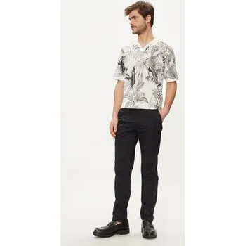 Pánské tričko Jack & Jones Polokošile Guru 12250733 Bílá Standard Fit S