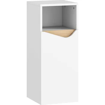 Koupelnový nábytek Úzká koupelnová skříňka 30 x 30 x 71,5 cm | bílá