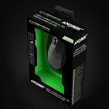 Myš Drátová myš USB-C Esperanza ANTEROS MX305 EGM305 optický senzor