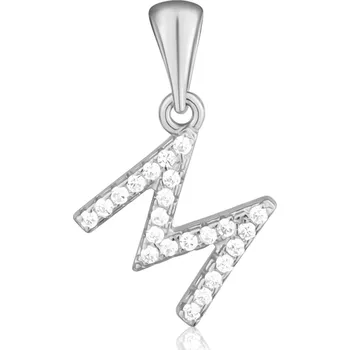 Přívěsek Stříbrný přívěsek iniciála písmeno M