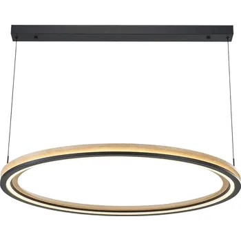 Direct Signs TOBI AKUS Závěsné LED svítidlo dub světlý, 6100 lm, teplá bílá 951835