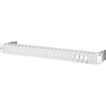 Switch Metz Connect 130920-00-E 24 portů síťový patch panel 483 mm (19) nevybavený specifikací 1 U šedá neosazený