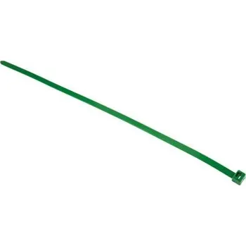Stahovací páska Kabelová vázací páska Nedá se uvolnit 111-12001 T120R(E)-PA66-GN 380mm 7,6 mm Zelená Polyamid 6.6 (PA66) HellermannTyton